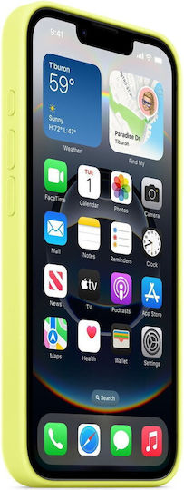 Apple Silicone Back Cover Case Neon Yellow iPhone 17e / 16e