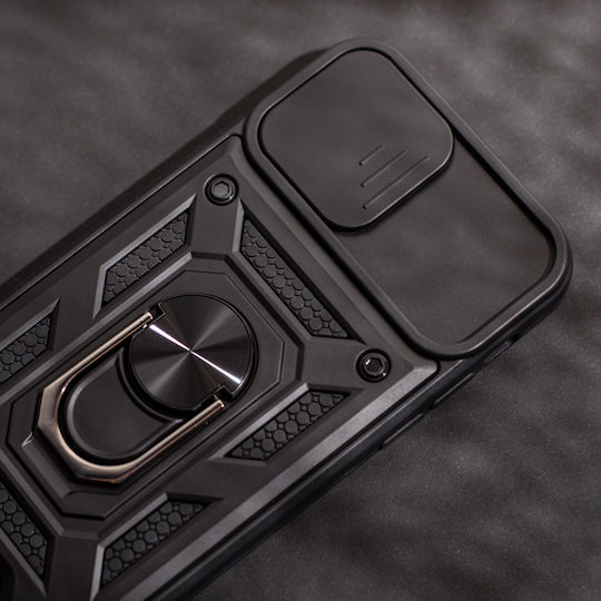 Defender Задна корица Пластмаса / Силикон Черен (Samsung Galaxy S26 Ultra, Defender)
