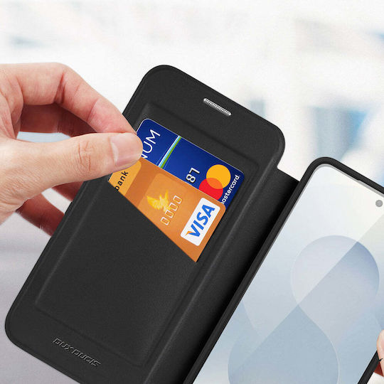 Samsung Galaxy S26 5g Dux Ducis Skin X Pro Series Flip Case Synthetic Leather Pu Black Rfid Wallet