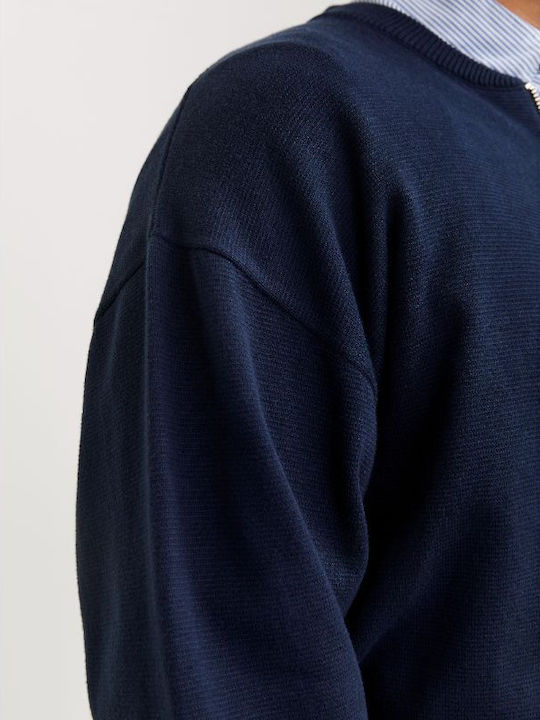 Cardigan Tricotat pentru Bărbați Sky Captain Navy