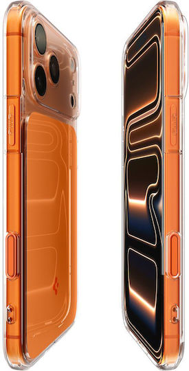 Spigen Ultra Hybrid T (magfit) Back Cover Plastic / Silicone 2mm Glossy Orange (iPhone 17 Pro)