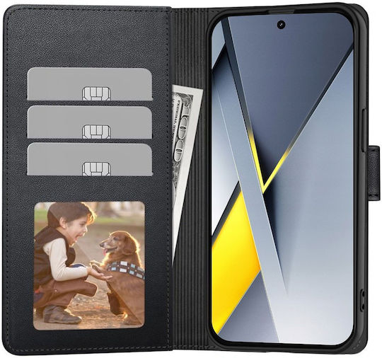 Tech-Protect Wallet Δερματίνης / Σιλικόνης Μαύρο (Xiaomi Poco F8 Pro)