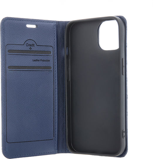Smart Book Leather Navy Blue (Redmi Note 15 Pro+ / Poco M8 Pro)
