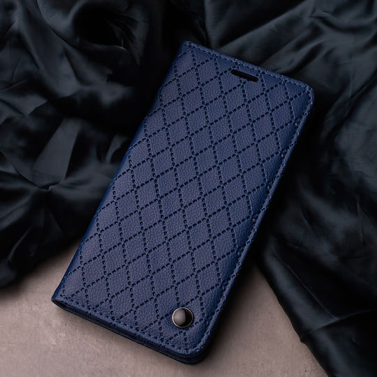 Smart Book Leather Navy Blue (Redmi Note 15 Pro+ / Poco M8 Pro)