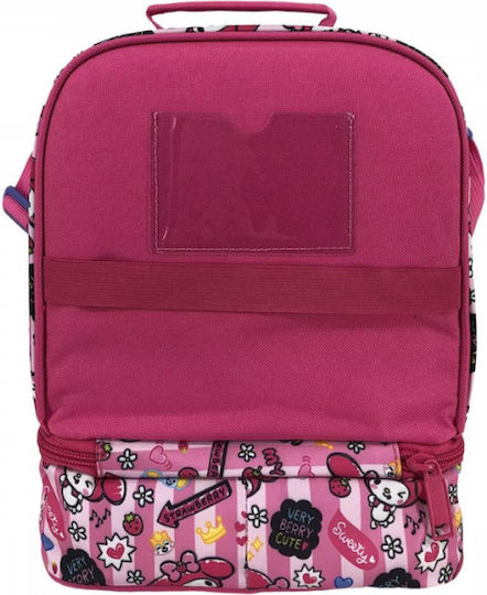 Must Team School Insulated Lunch Bag 7 Litre Pink 22x16x28cm