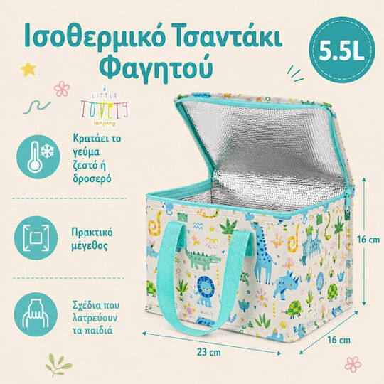 A Little Lovely Company Geantă Izotermică Școlară Pentru Prânz 16cm