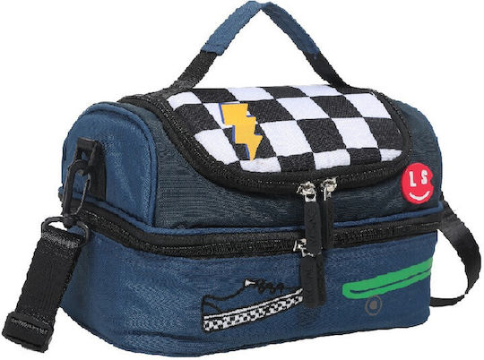 Lyc Sac Kids' Insulated Lunch Bag Handbag 5.5L Blue 15x14x24cm