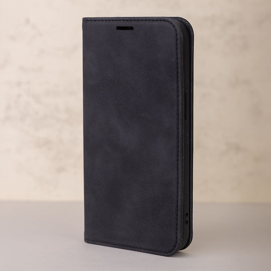 Smart Книга Изкуствена кожа / Силикон Черен (iPhone 13)