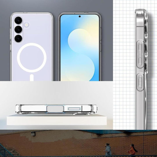 Spigen Ultra Hybrid MagSafe Back Cover Σιλικόνης / Πλαστικό 2mm Διάφανο (Galaxy S25 FE)