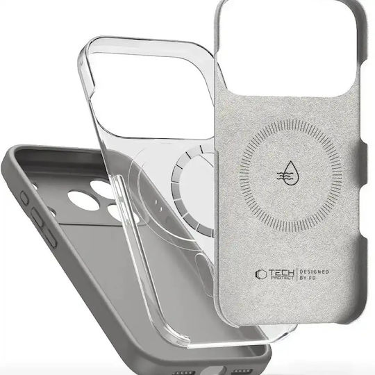 Tech-Protect Back Cover Silicon Gri (iPhone 17 Pro Max)