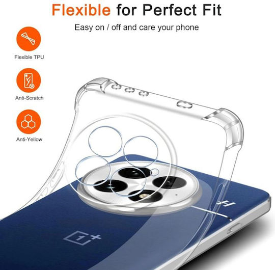 Techsuit Shockproof Clear Back Cover Σιλικόνης Διάφανο (OnePlus 13R)