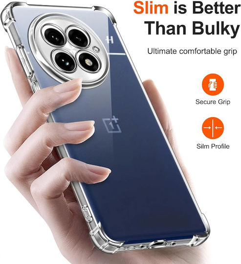 Techsuit Shockproof Clear Back Cover Σιλικόνης Διάφανο (OnePlus 13R)
