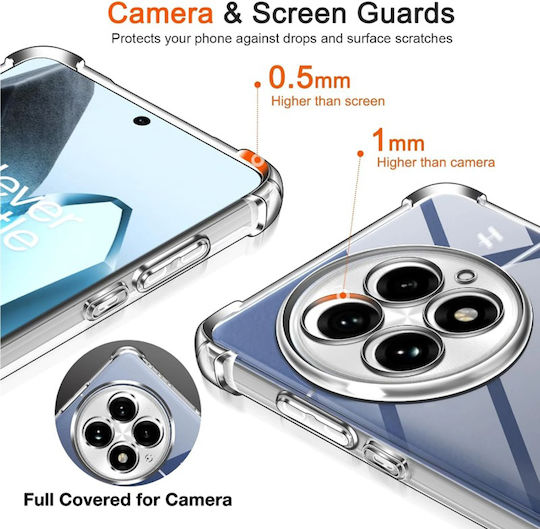 Techsuit Shockproof Clear Back Cover Σιλικόνης Διάφανο (OnePlus 13R)