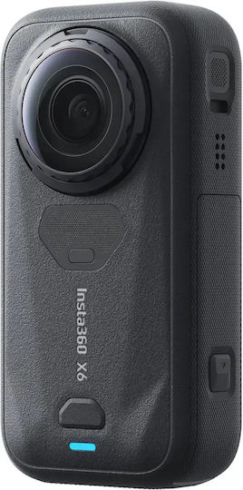 Insta360 X6 47GB Екшън камера 8K 360° Подводна Стандартно с Екран Сензорен 2.32" и Wi-Fi Черна