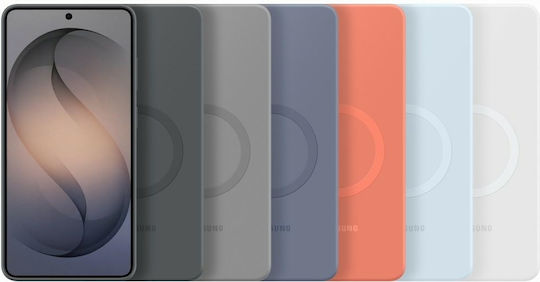 Samsung Magnet Back Cover Silicon Gri (Galaxy S26 Ultra)