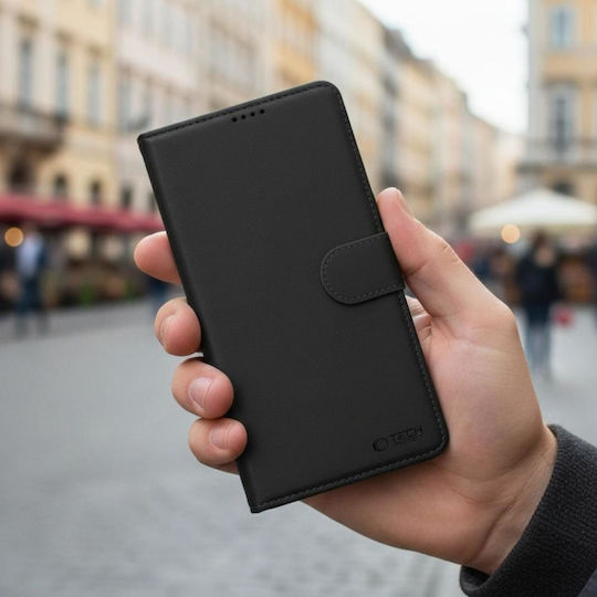Tech-Protect Brieftasche Handyhülle Samsung Galaxy A57 5G – Schwarz