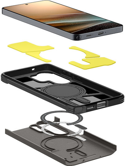 Spigen Tough Armor Mag Back Cover Plastic Gunmetal Galaxy S26 Ultra