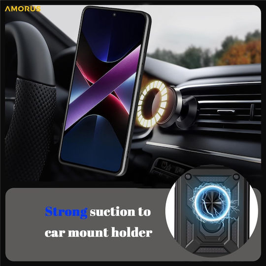 Magnetic Back Cover Negru (Motorola Moto G06, SKYDDAR INNOVATION)