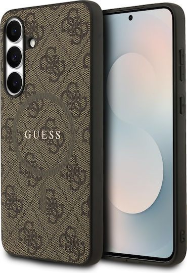 Guess Back Cover Πλαστικό / Σιλικόνης Καφέ (Galaxy S25 FE)