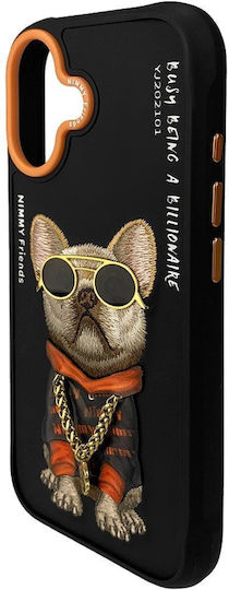 Nimmy Brillen Little Tycoon Umschlag Rückseite Silikon Kunststoff Wasserdicht Schwarze Für iPhone 17