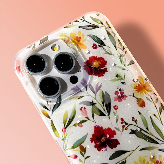 TelForceOne Glow Glam Back Cover Σιλικόνης 2mm Λευκό (iPhone 17 Pro Max)