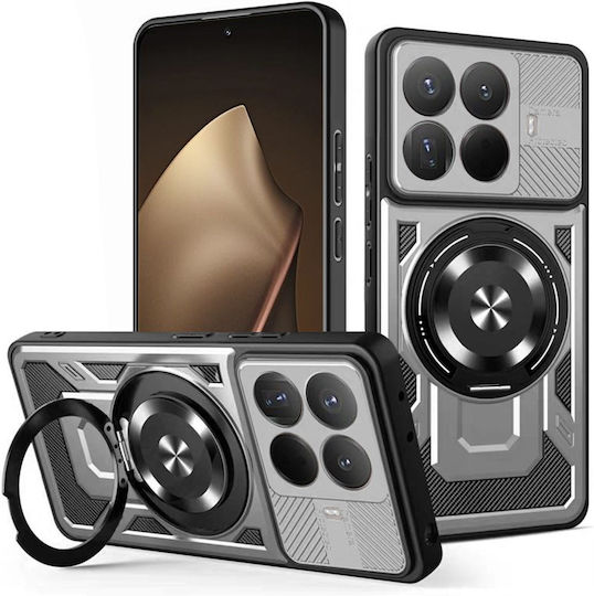 Techsuit Ruggedcam Umschlag Rückseite Silikon Gray (Xiaomi 15T Pro)