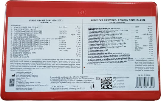 Auto Erste-Hilfe-Set mit Ausrüstung