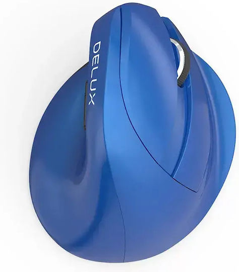 Delux M618Mini Wireless Ergonomic Vertical Mouse Albastru