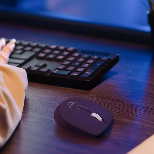 Alcatroz Airmouse 3 Ασύρματο Εργονομικό Ποντίκι Aubergine