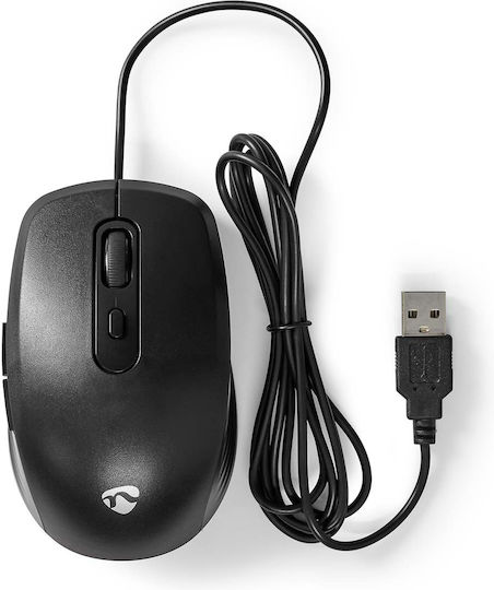 Nedis MSWD110BK Verkabelte Graue Maus