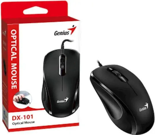 Genius 31010026401 С Кабел Мишка Черен