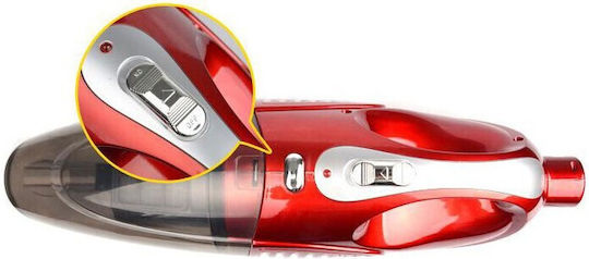 JK-013 Car Handheld Vacuum with Cigarette Lighter Cable 12V 80W Red