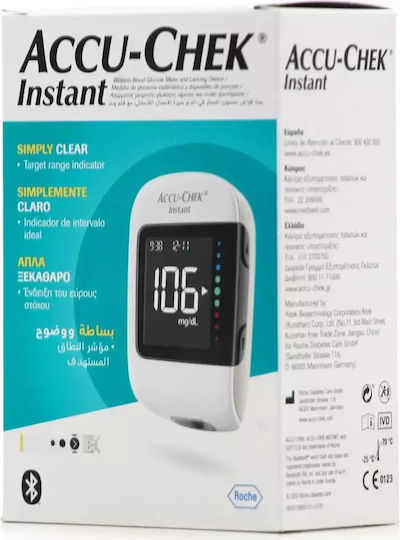 Roche Accu-Check Instant Glucose Meter with Bluetooth & Scarifier