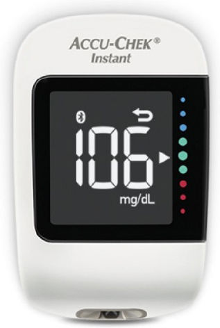 Roche Accu-Check Instant Glucose Meter with Bluetooth & Scarifier