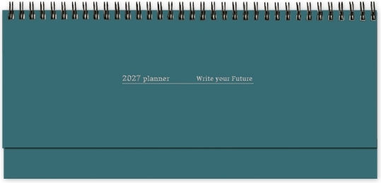 adBook Wöchentlich Planer 2027 Spirale 11x31cm