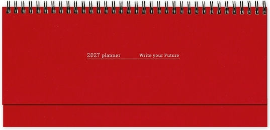 adBook Wöchentlich Planer 2027 Spirale 11x31cm
