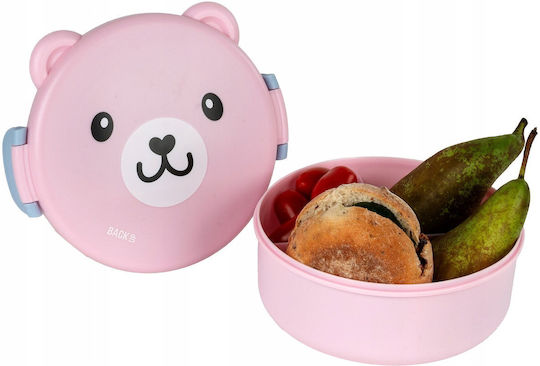 Derform Plastic Kids' Food Container 0.95 Litre Pink