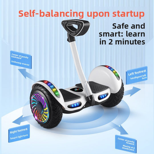 Ehome Hoverboard Mit 15km/h Höchstgeschwindigkeit In Silber Farbe