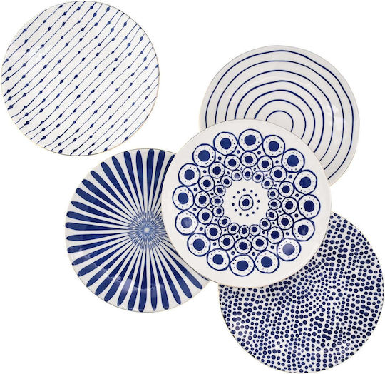 Duka Shallow White Ceramic Plate 21.5cm