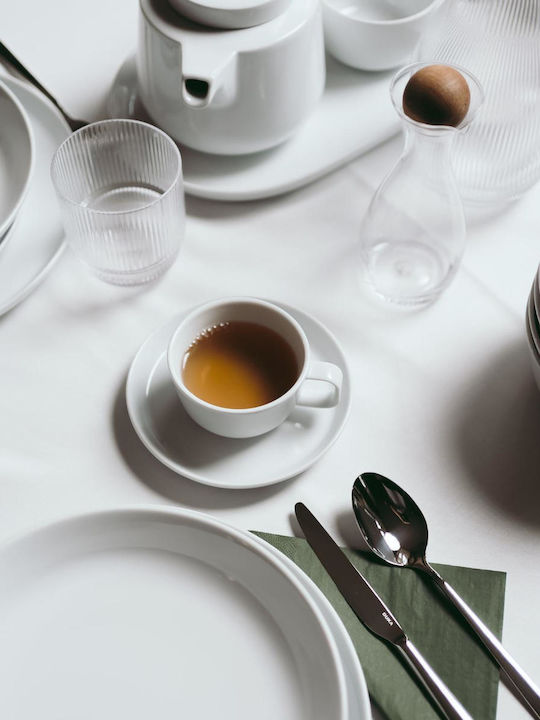 Duka Kaffeetasse aus Porzellan Weiß 200ml