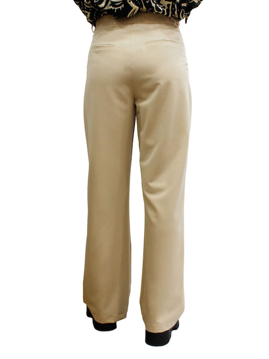 Γυναικείο Υφασμάτινο Παντελόνι Beige