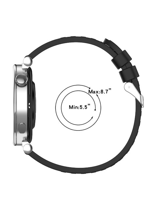 Gummi-Armband Lila 44mm