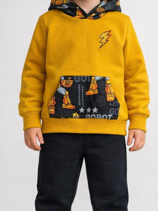 Kids Sweatpants Set Yellow