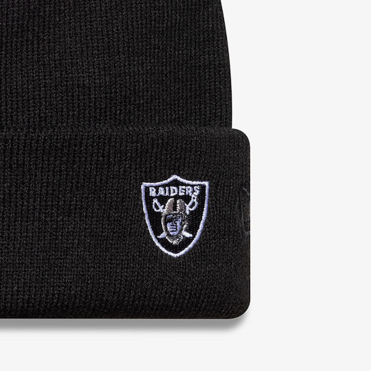 Cuff Beanie Men's Knitted Beanie in Black Colour