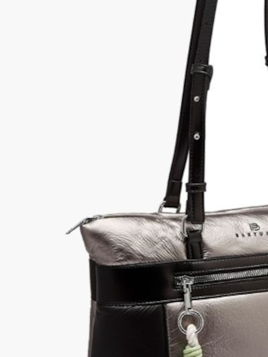 Set Fabric Women's Shopper Bag Black