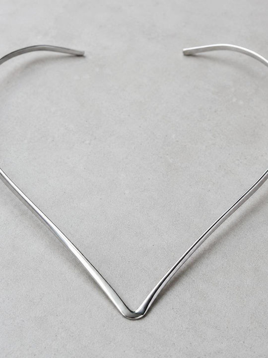 Cuoro Cuoro Choker Mit Herz-Design Aus Stahl