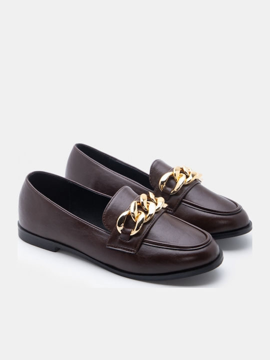Women's Moccasins in Brown Colour