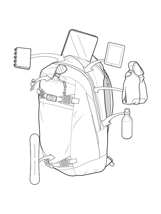 Burton Day Hiker 30lt Lila Rucksack