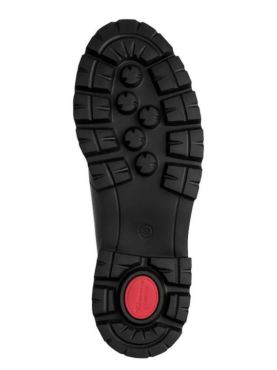 Lackleder Damen Mokassins in Schwarz Farbe