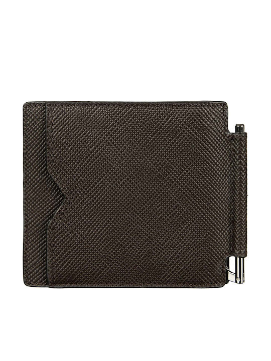 Edison Leather Men's Card Wallet Brown